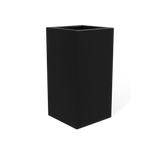 Hollywood Corner Planter, Matte Black finish