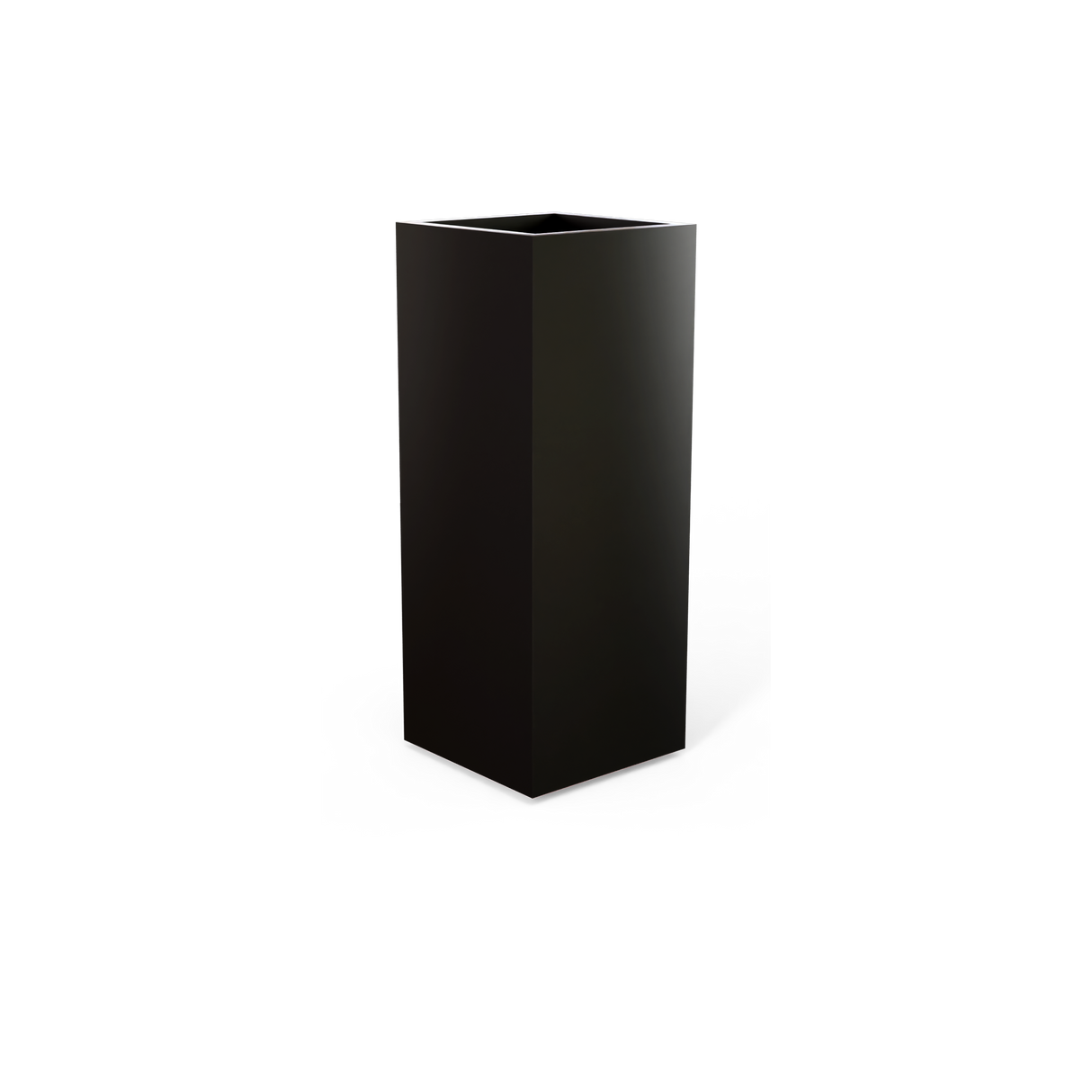 Perth Corner Planter, Matte Black finish