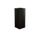 Perth Corner Planter, Matte Black finish