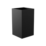 Darwin Corner Planter, Matte Black finish
