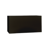 Camoux narrow rectangular fiberglass planter in Matte Black