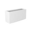 Tolga Rectangular Planter, Matte Bright White finish