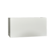 Camoux narrow rectangular fiberglass planter in Matte Bright White