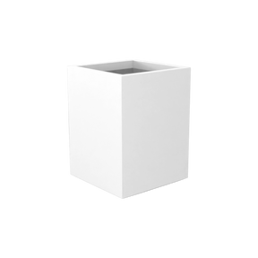 Brisbane Rectangular Planter, Matte Bright White finish