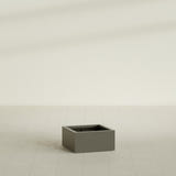 Antwerp corner fiberglass planter in Matte Bronze