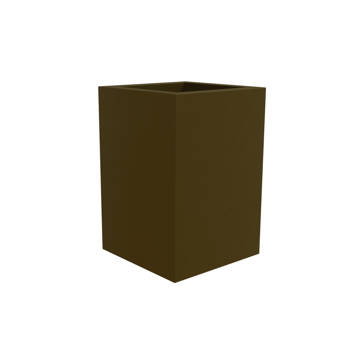 Miami Corner Planter, Matte Bronze finish