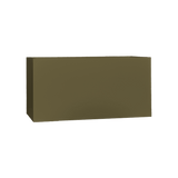 Camoux narrow rectangular fiberglass planter in Matte Bronze