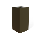 Hollywood Corner Planter, Matte Bronze finish