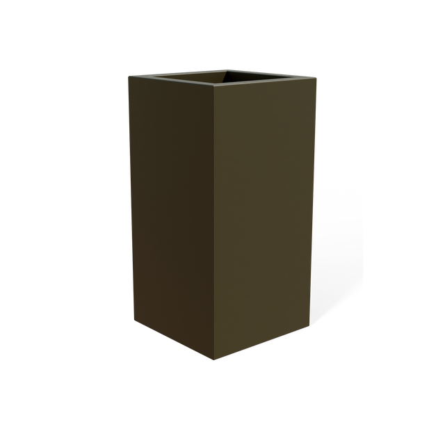 Hollywood Corner Planter in Matte Bronze