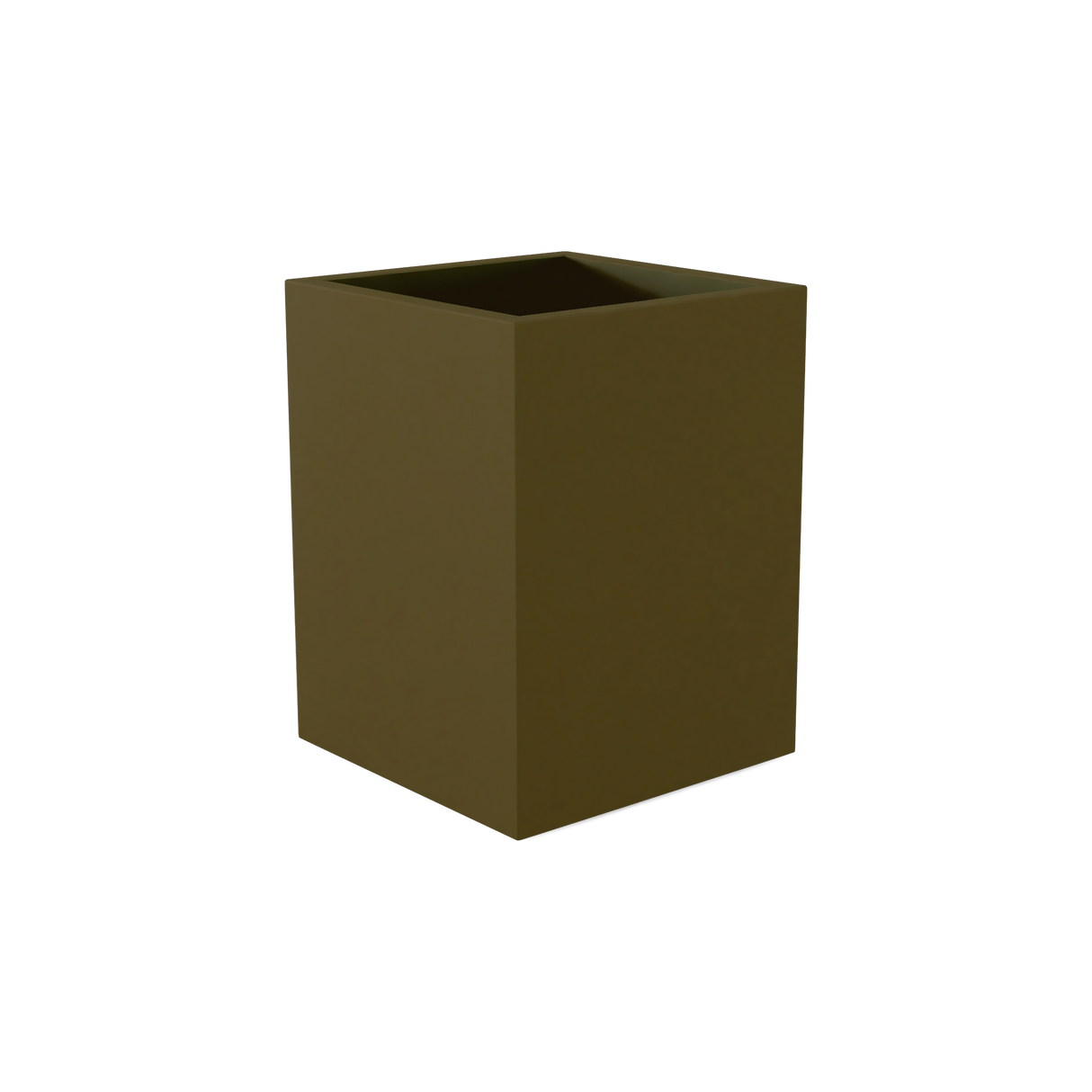 Brisbane Rectangular Planter, Matte Bronze finish