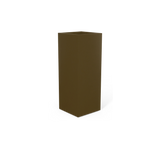 Perth Corner Planter, Matte Bronze finish