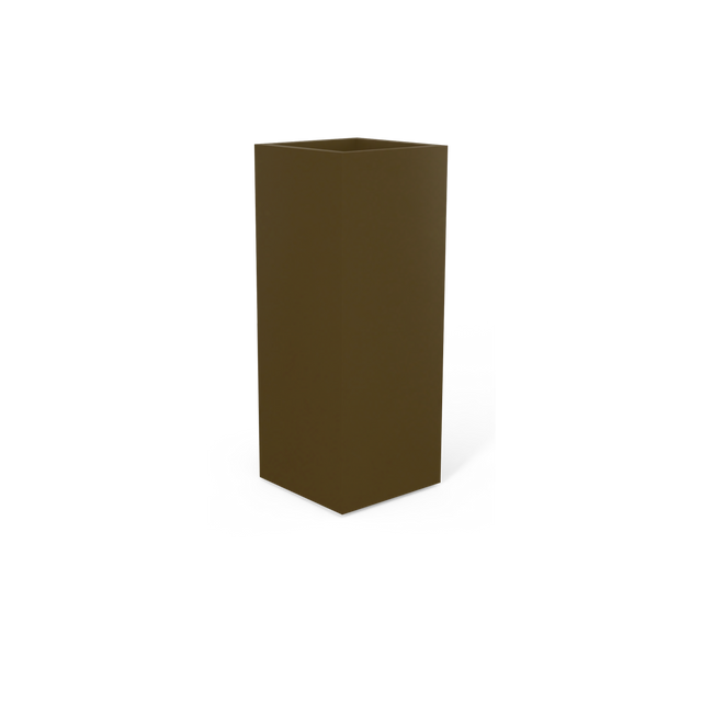Perth Corner Planter in Matte Bronze