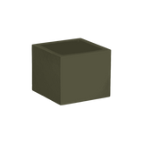 Antwerp corner fiberglass planter in Matte Bronze