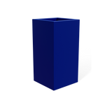 Hollywood Corner Planter, Matte Cobalt Blue finish