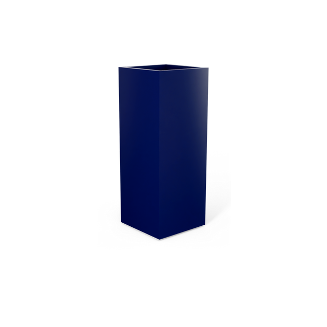Perth Corner Planter in Matte Cobalt Blue