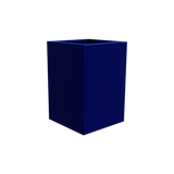 Miami Corner Planter, Matte Cobalt Blue finish