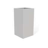 Hollywood Corner Planter, Matte Cement Grey finish