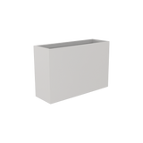 Perth Rectangular Planter, Matte Cement Grey finish