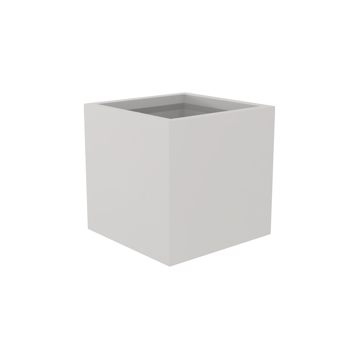 Granada Planter, Matte Cement Grey finish