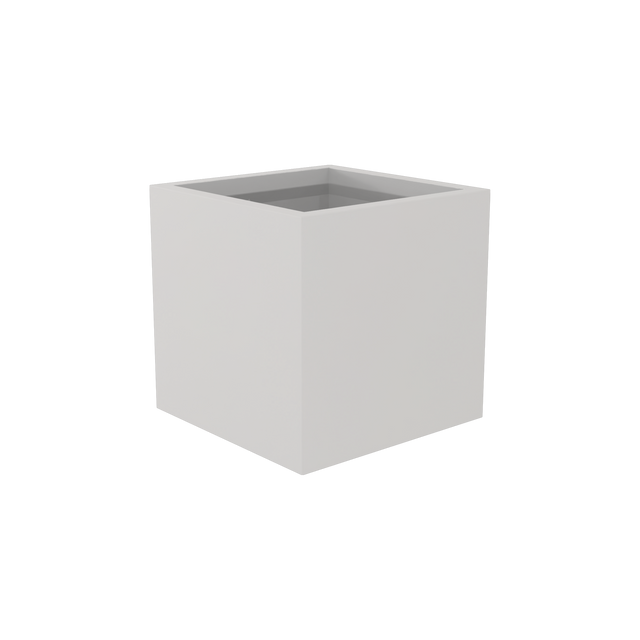 Granada Planter in Matte Cement Grey