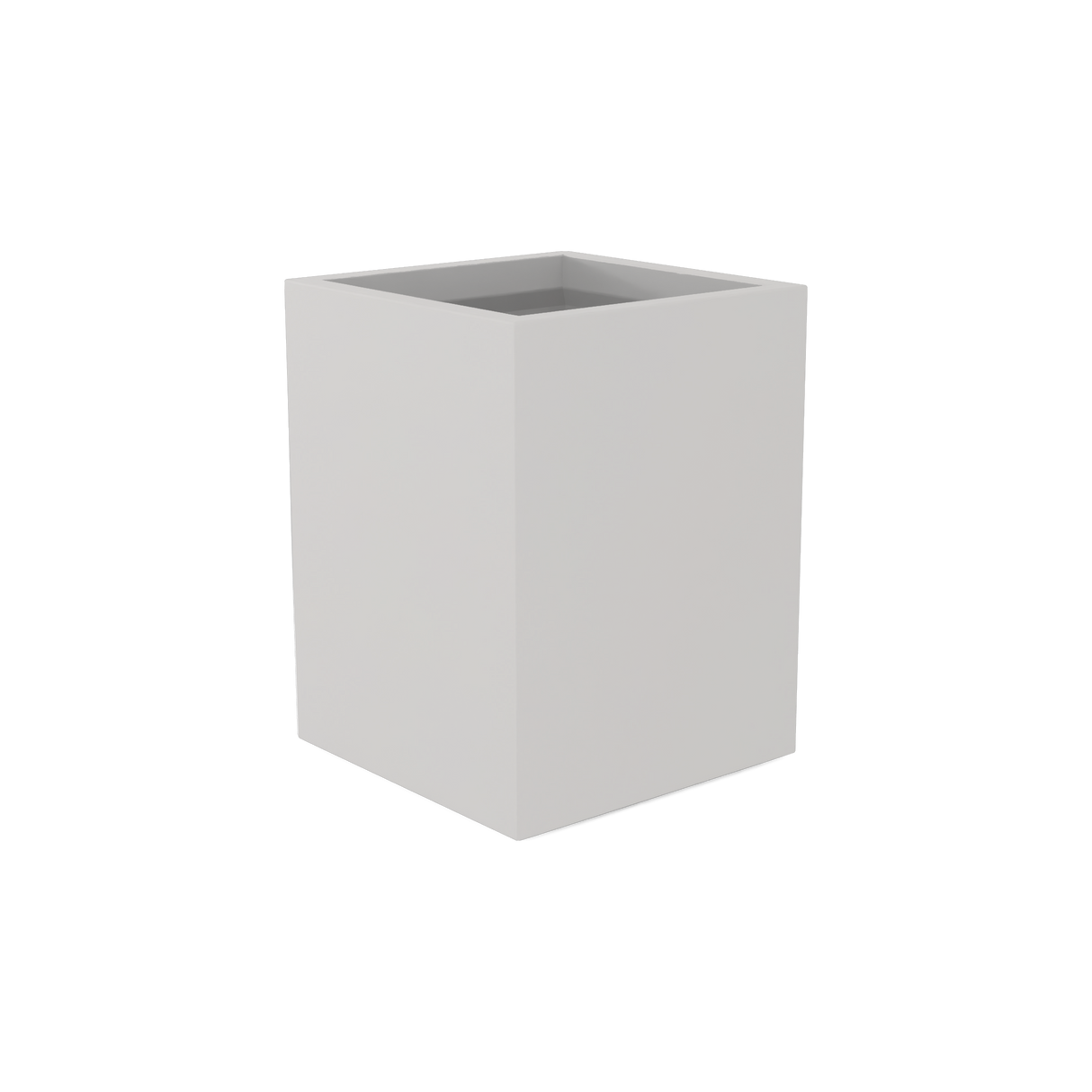 Brisbane Rectangular Planter, Matte Cement Grey finish