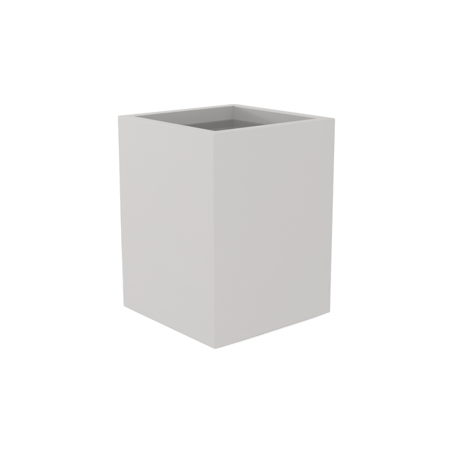 Brisbane Rectangular Planter in Matte Cement Grey