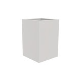 Miami Corner Planter, Matte Cement Grey finish
