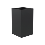 Darwin Corner Planter, Matte Charcoal finish