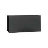 Camoux narrow rectangular fiberglass planter in Matte Charcoal