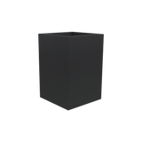Miami Corner Planter, Matte Charcoal finish