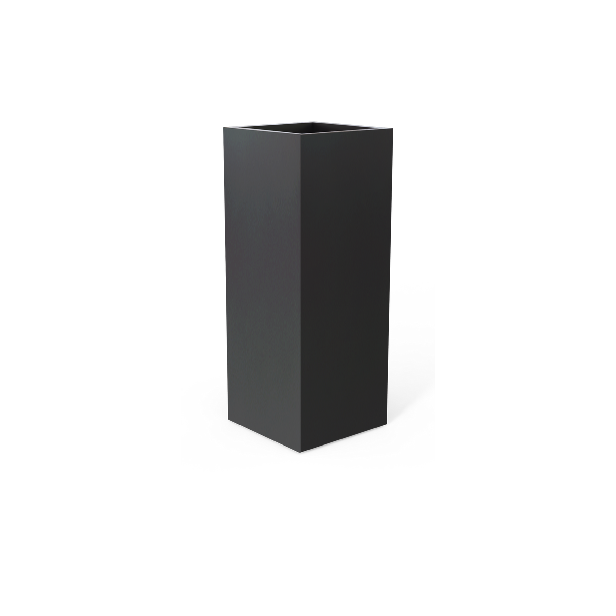 Perth Corner Planter, Matte Charcoal finish