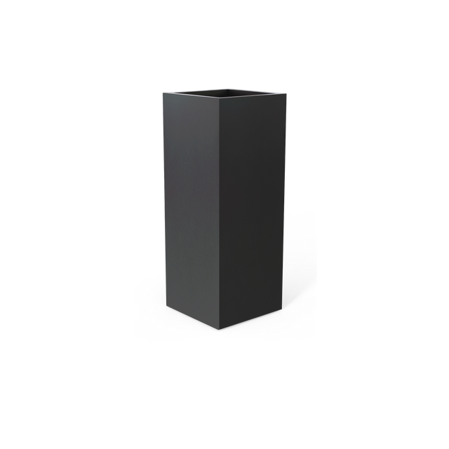 Perth Corner Planter in Matte Charcoal