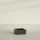 Antwerp corner fiberglass planter in Matte Dark Brown