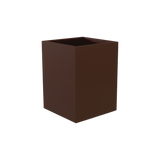 Brisbane Rectangular Planter, Matte Dark Brown finish