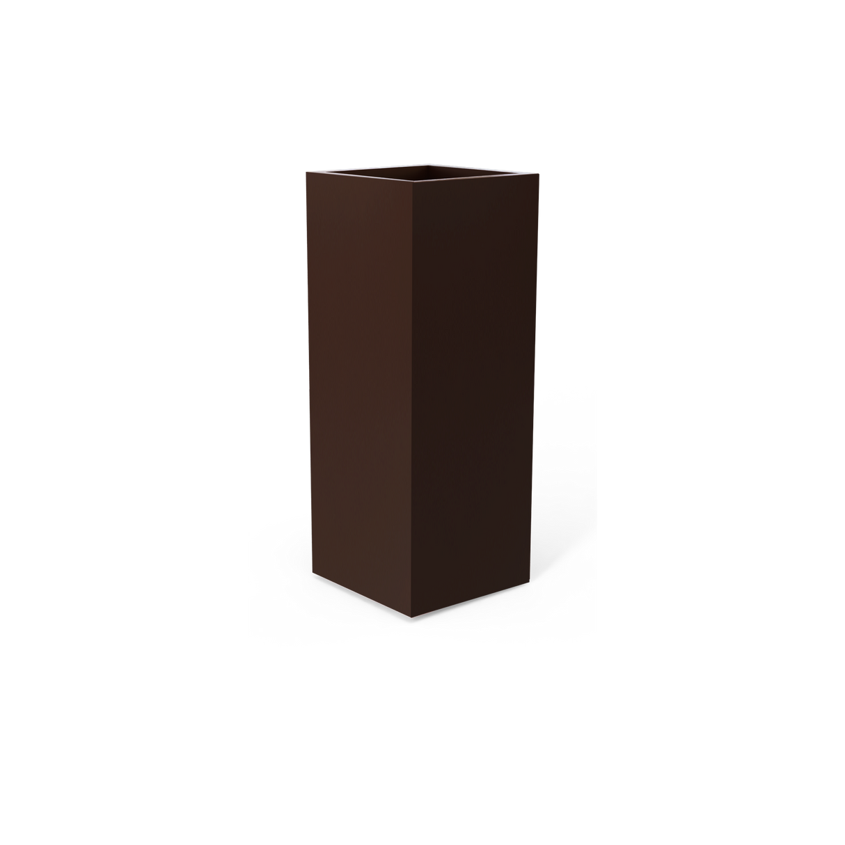 Perth Corner Planter, Matte Dark Brown finish