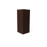 Perth Corner Planter, Matte Dark Brown finish