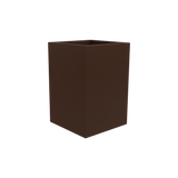 Miami Corner Planter, Matte Dark Brown finish
