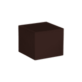 Antwerp corner fiberglass planter in Matte Dark Brown