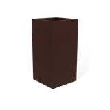 Hollywood Corner Planter, Matte Dark Brown finish
