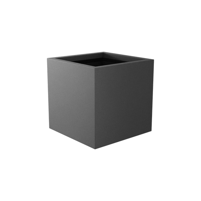 Granada Planter in Matte Gun Metal