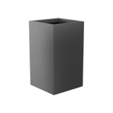 Darwin Corner Planter, Matte Gun Metal finish