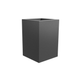 Miami Corner Planter, Matte Gun Metal finish
