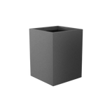 Brisbane Rectangular Planter, Matte Gun Metal finish