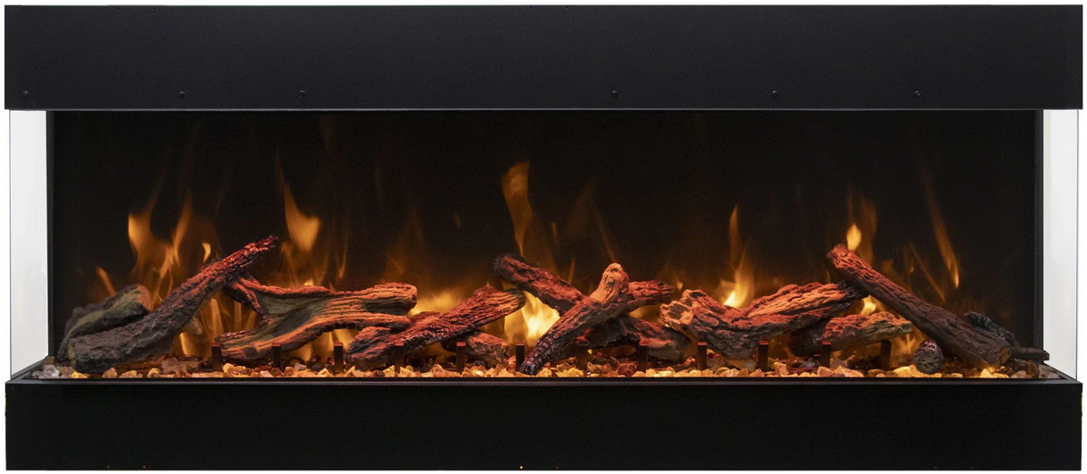 Amantii Tru View Bespoke - 45" Indoor / Outdoor 3 Sided Electric Fireplace TRV-45-BESPOKE - Serene Yards