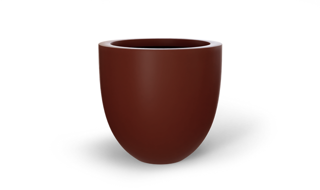 Alzira Bowl Planter in Matte Terracotta