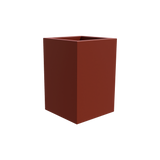 Miami Corner Planter, Matte Terracotta finish