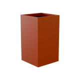 Darwin Corner Planter, Matte Terracotta finish