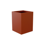 Brisbane Rectangular Planter, Matte Terracotta finish