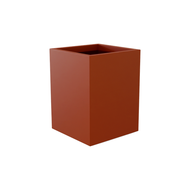 Brisbane Rectangular Planter in Matte Terracotta