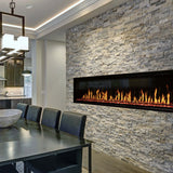 Modern Flames 100" Orion Slim HelioVision Linear Electric Fireplace OR100-SLIM